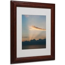 Trademark Fine Art "Inspiration Sunset" Canvas Art by Kurt Shaffer, Wood Frame