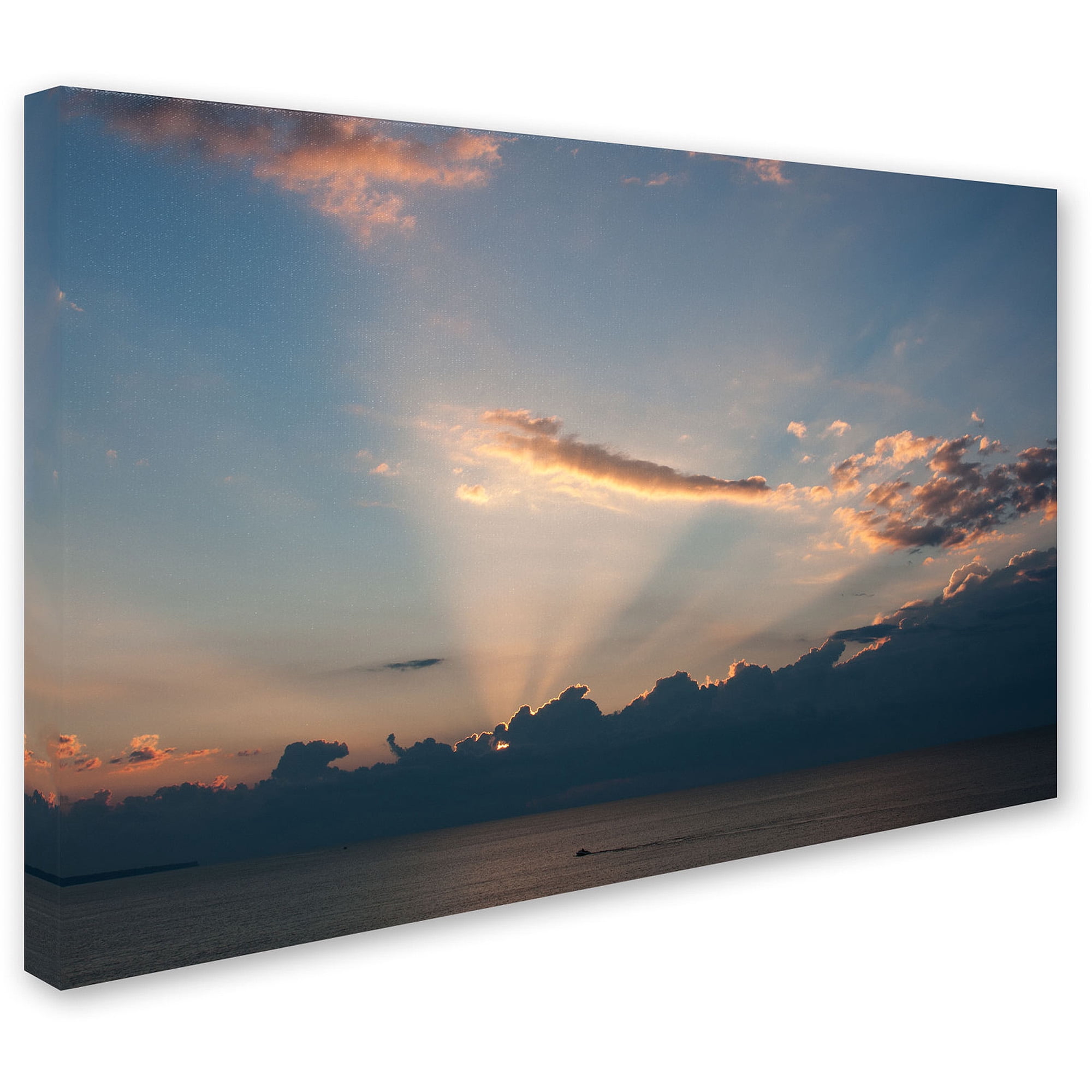 Trademark Fine Art "Inspiration Sunset II" Canvas Art by Kurt Shaffer