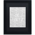 thumbnail image 1 of Trademark Fine Art "Inspirational Quotes 31" Canvas Art by Hello Angel, Black Matte, Black Frame, 1 of 1
