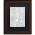 thumbnail image 1 of Trademark Fine Art "Inspirational Quotes 31" Canvas Art by Hello Angel, Black Matte, Wood Frame, 1 of 1