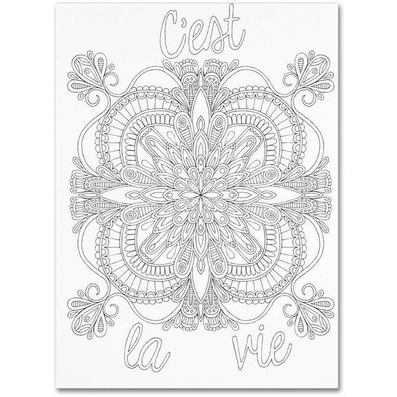 Trademark Fine Art "Inspirational Quotes 9" Canvas Art by Hello Angel