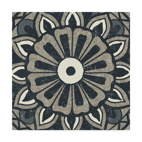 Trademark Fine Art 'Inspired India Blue IV' Canvas Art by Pela Studio