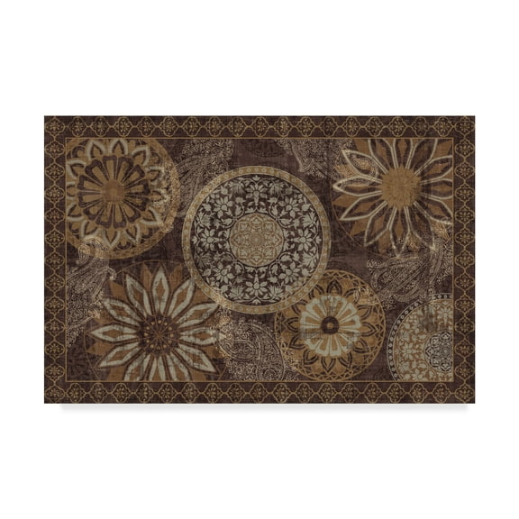 Trademark Fine Art 'Inspired India Dark' Canvas Art by Pela Studio