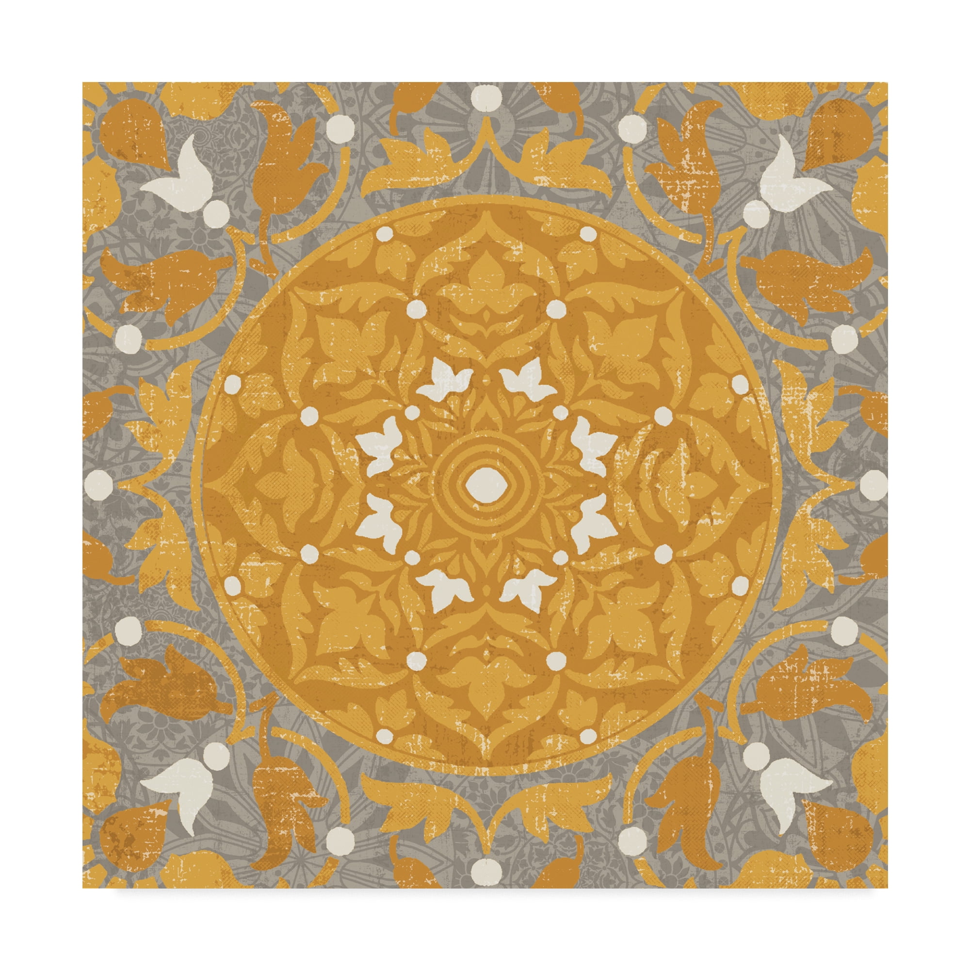Trademark Fine Art 'Inspired India Yellow III' Canvas Art by Pela Studio