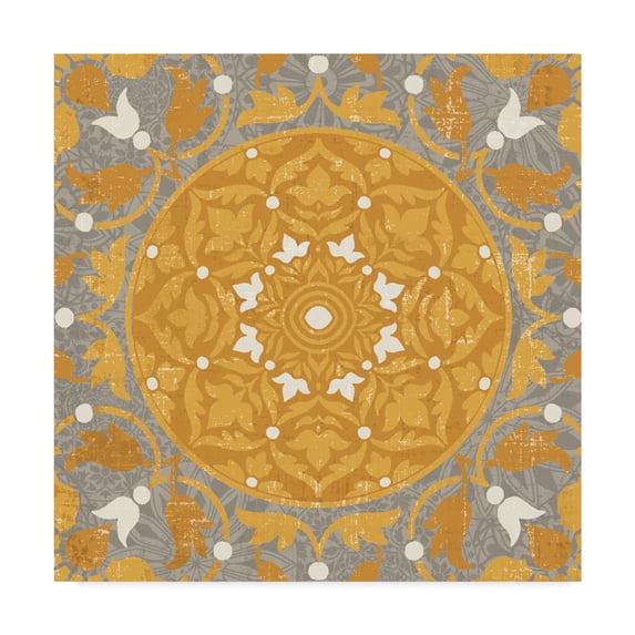 Trademark Fine Art 'Inspired India Yellow III' Canvas Art by Pela Studio
