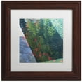 thumbnail image 1 of Trademark Fine Art "Inspired by Monet" Canvas Art by Kurt Shaffer, White Matte, Wood Frame, 1 of 4
