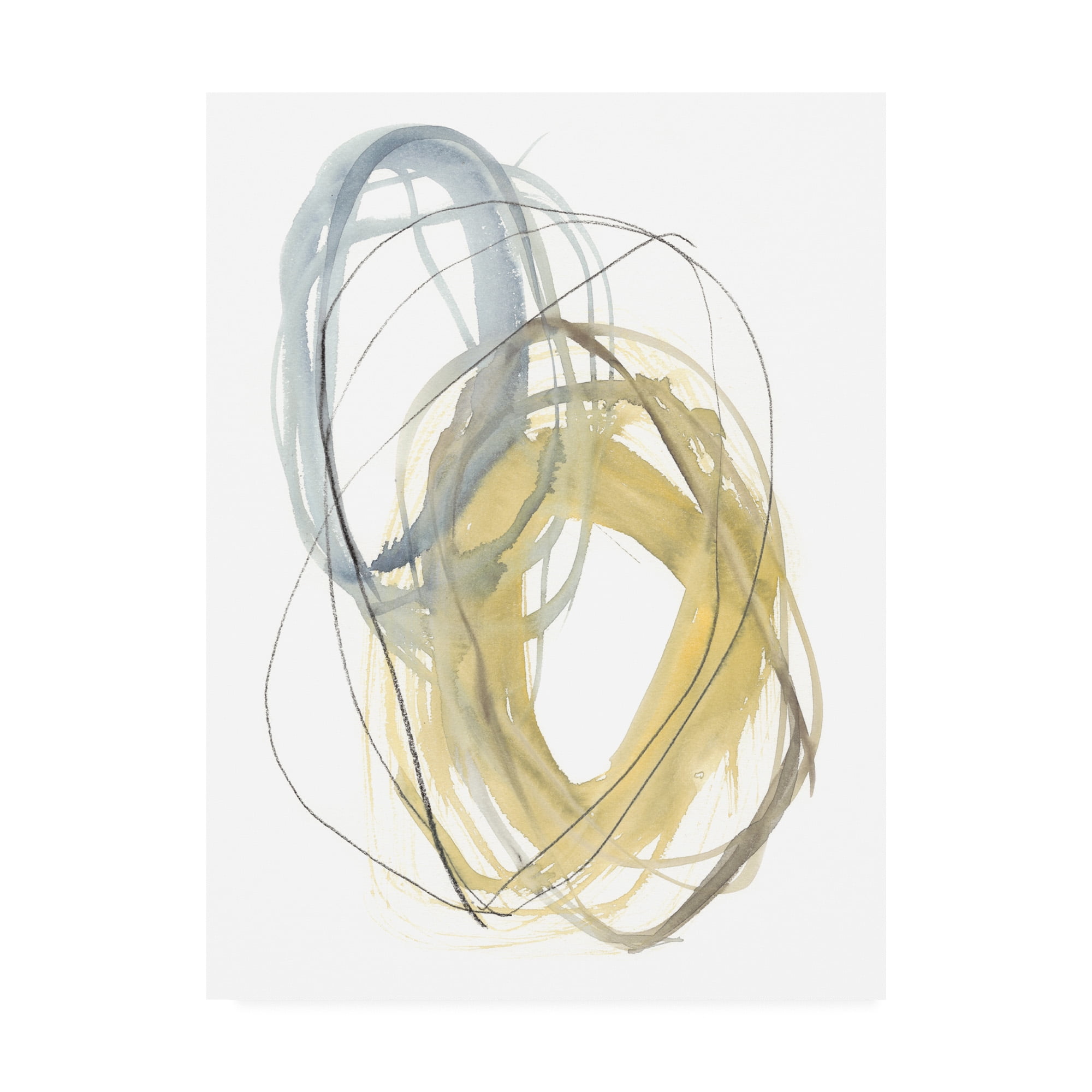 Trademark Fine Art 'Interlock I' Canvas Art by Jennifer Goldberger