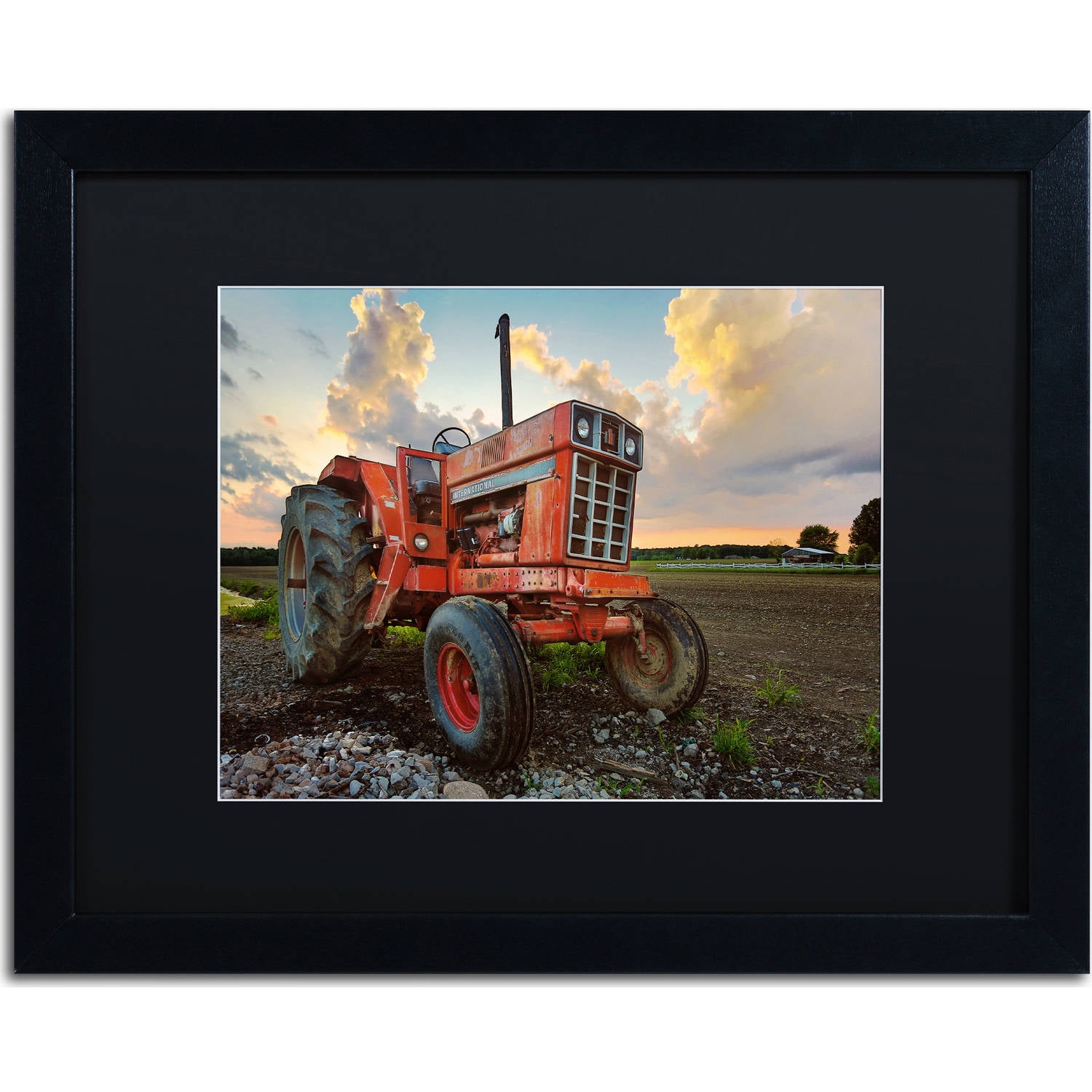 Trademark Fine Art "International" Canvas Art by Jason Shaffer, Black Matte, Black Frame
