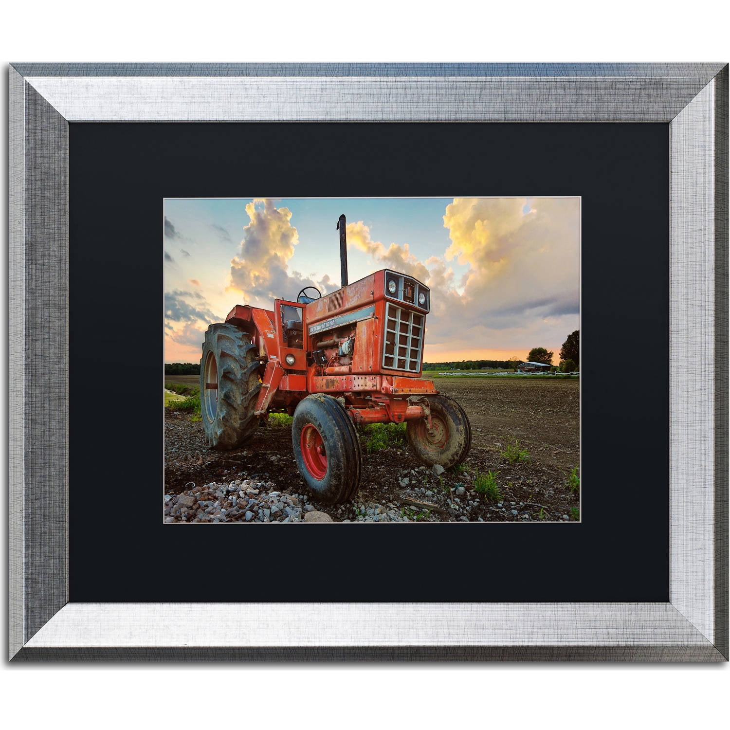 Trademark Fine Art "International" Canvas Art by Jason Shaffer, Black Matte, Silver Frame
