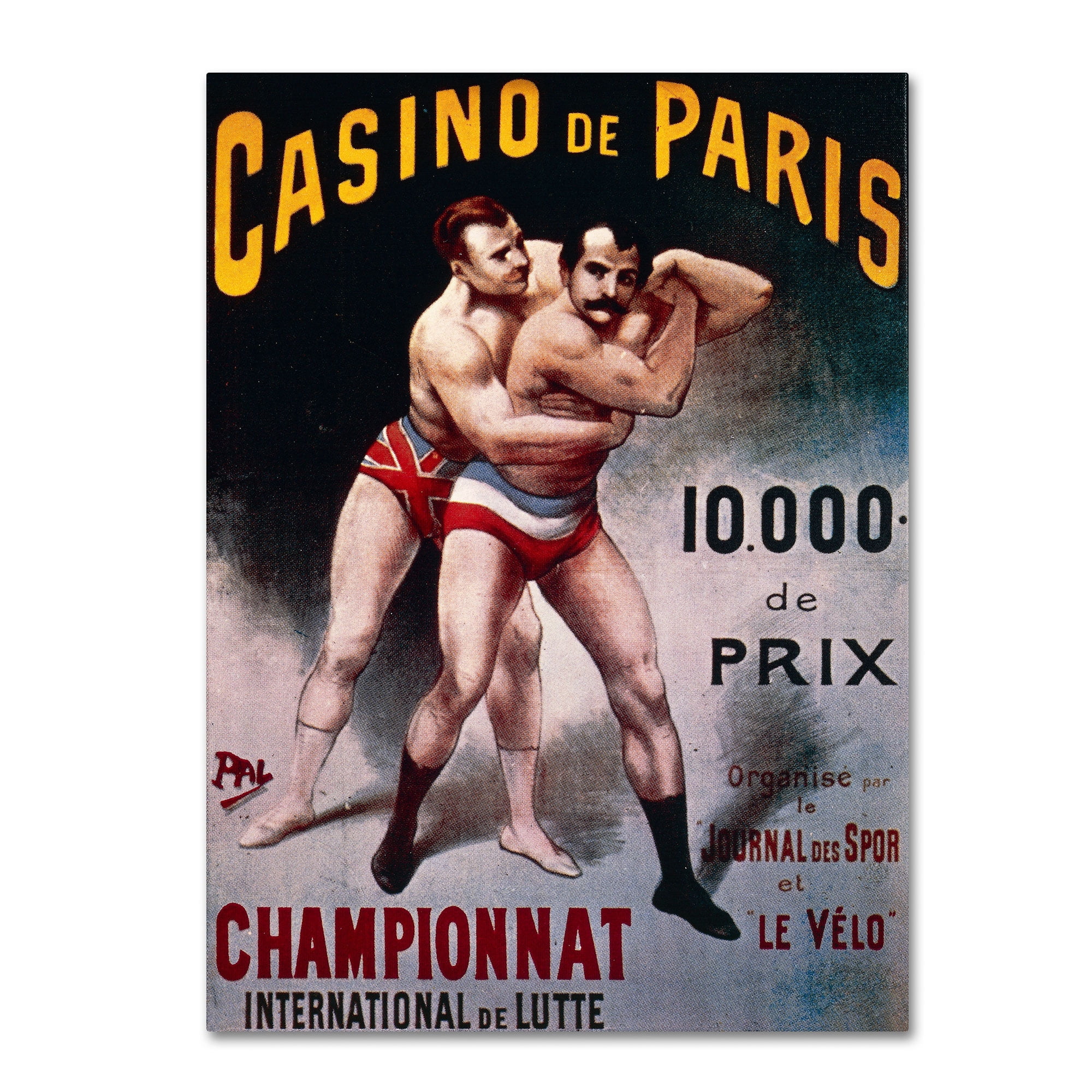 Trademark Fine Art 'International Wrestling Championship' Canvas Art by Pal