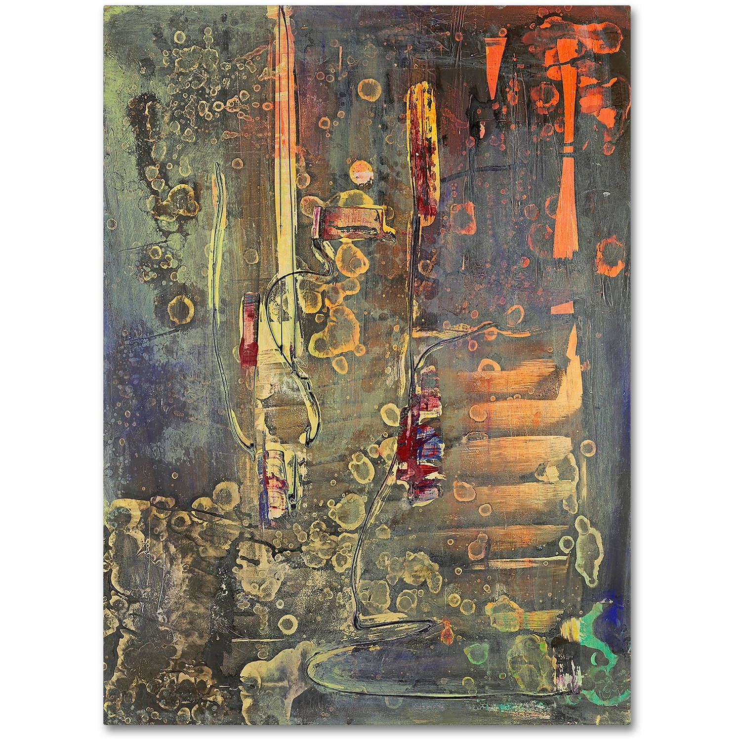 Trademark Fine Art "Into The Dark" Canvas Art by Pat Saunders-White
