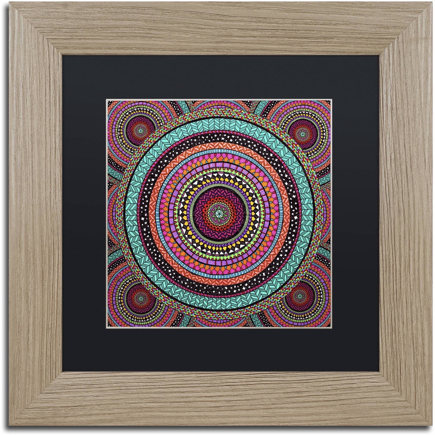 Trademark Fine Art "Into The Night" Canvas Art by Hello Angel, Black Matte, Birch Frame