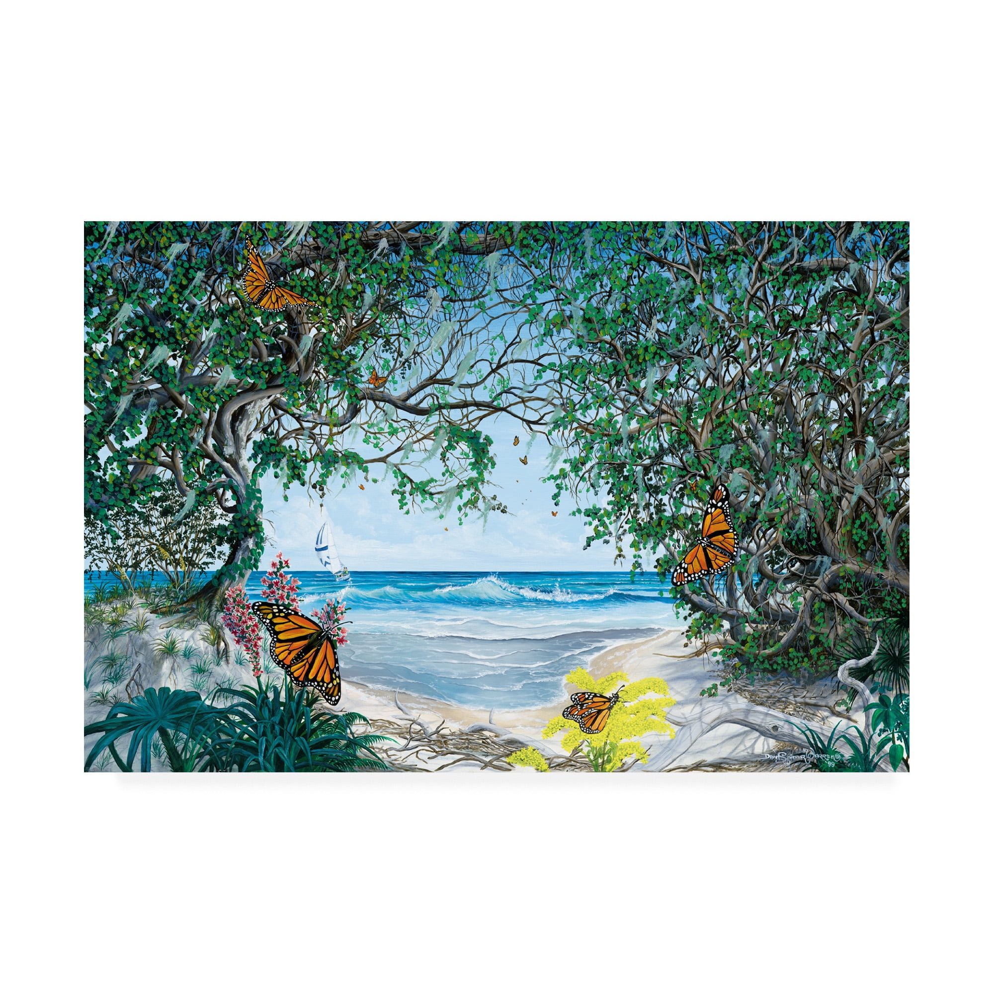 Trademark Fine Art 'Invasion Of The Monarchs' Canvas Art by Dann Spider Warren