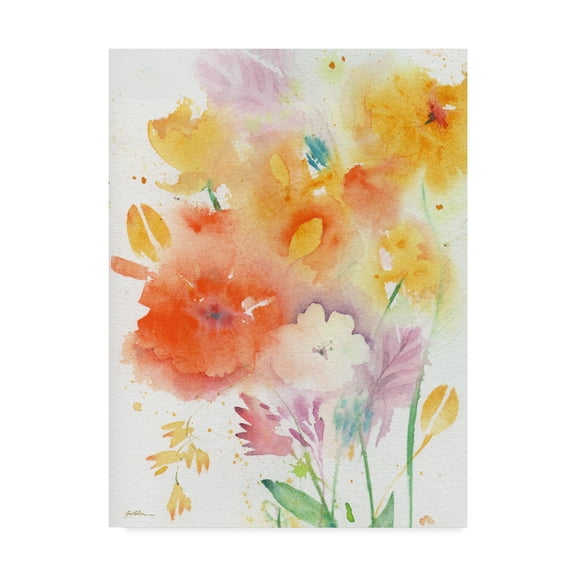 Trademark Fine Art 'Invitation in Yellow' Canvas Art by Sheila Golden