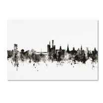 Trademark Fine Art 'Iowa City Iowa Skyline III' Canvas Art by Michael Tompsett