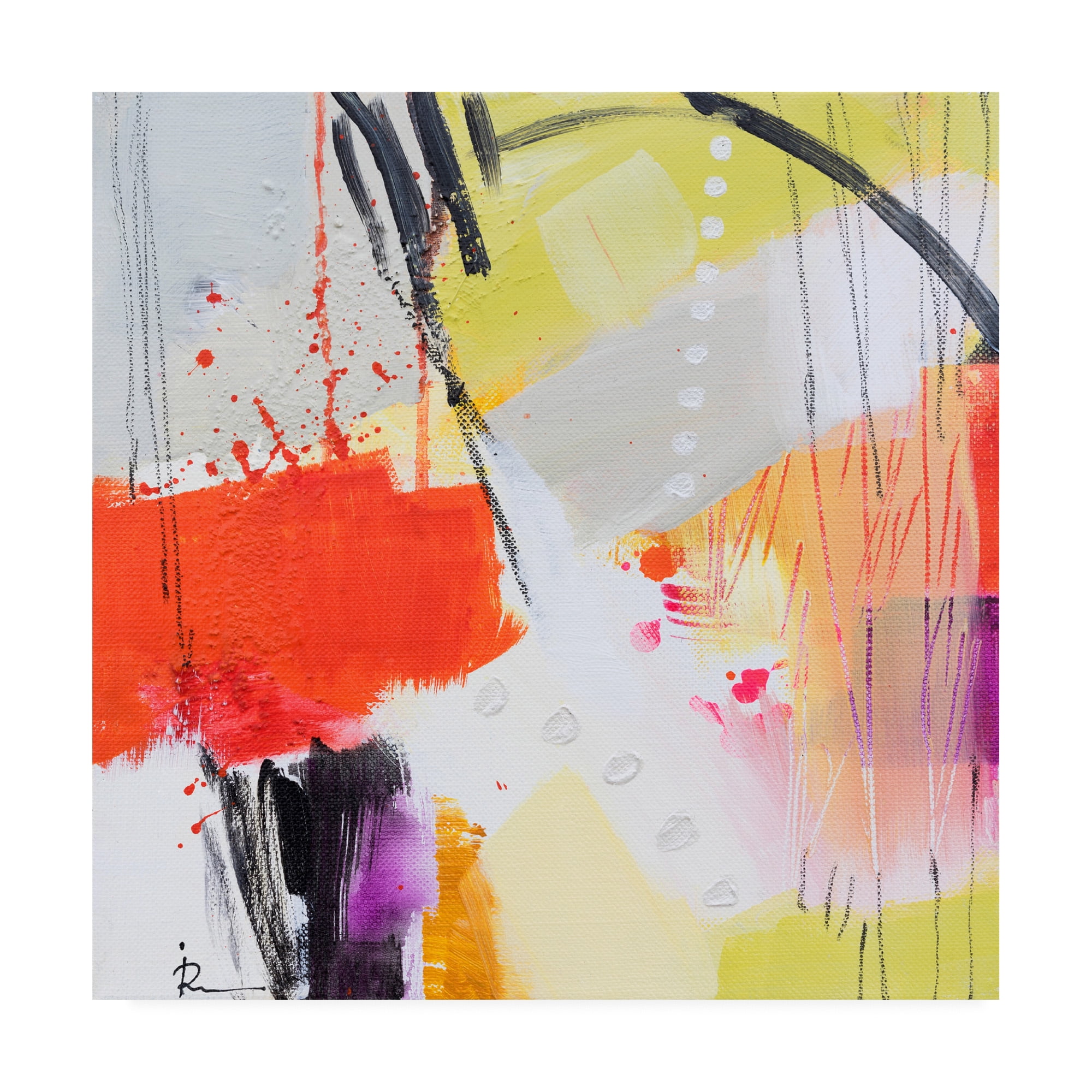 Trademark Fine Art 'Ira Ivanov Paint Expression Study 17' Canvas Art by Ira Ivanov