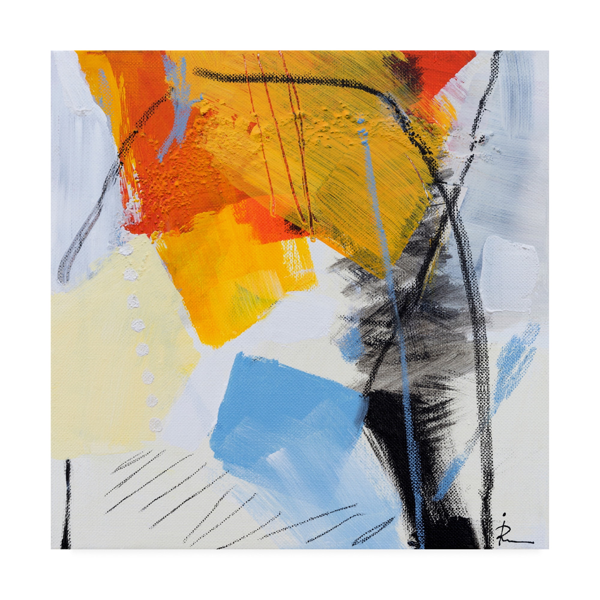 Trademark Fine Art 'Ira Ivanov Paint Expression Study 18' Canvas Art by Ira Ivanov