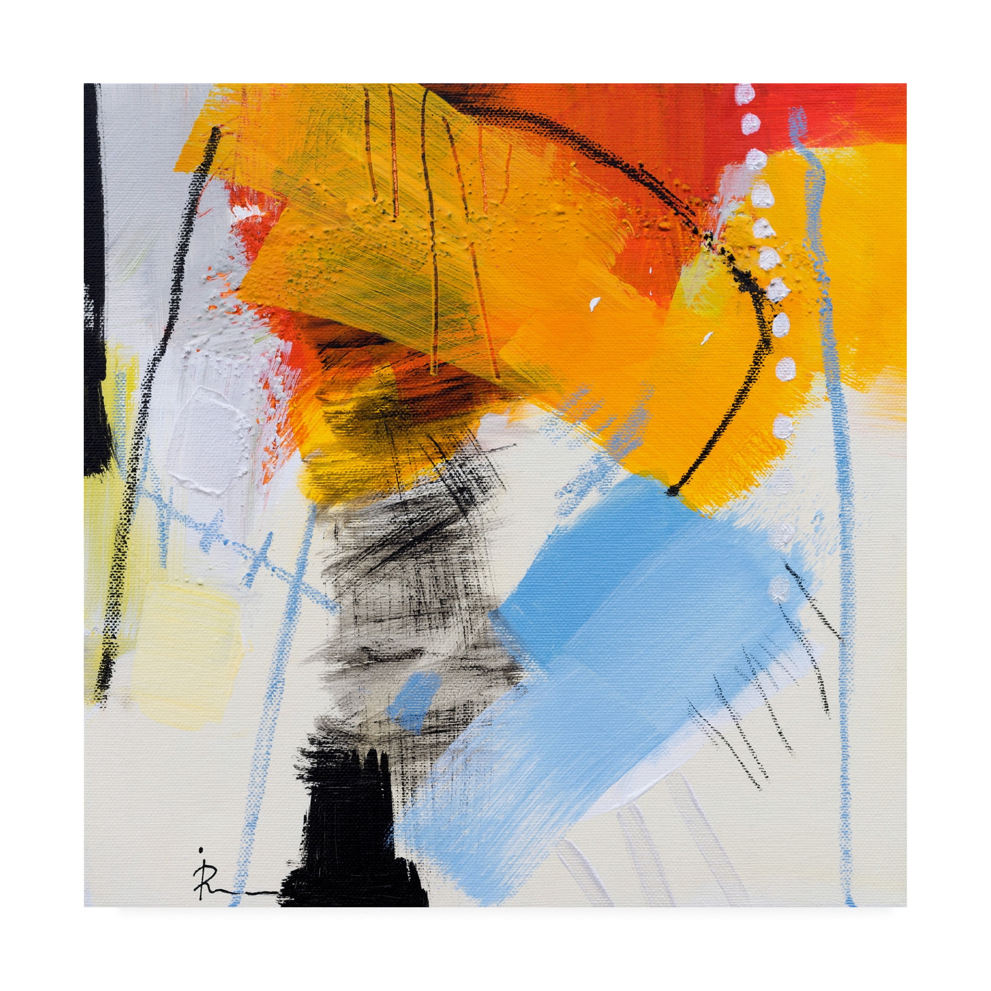 Trademark Fine Art 'Ira Ivanov Paint Expression Study 19' Canvas Art by Ira Ivanov