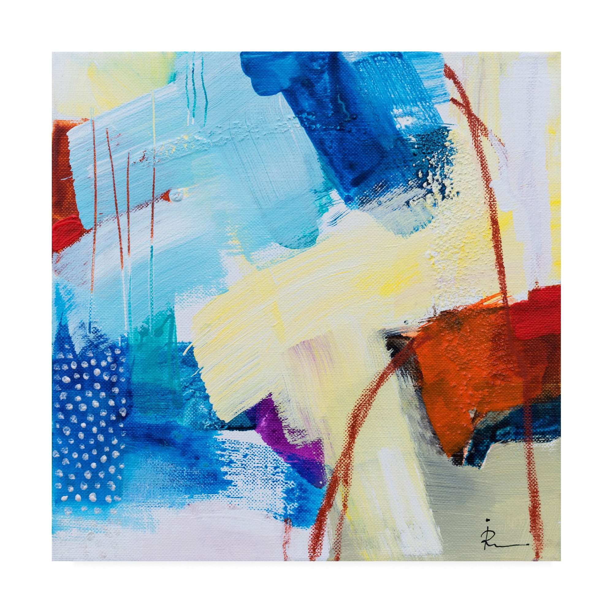 Trademark Fine Art 'Ira Ivanov Paint Expression Study 20' Canvas Art by Ira Ivanov