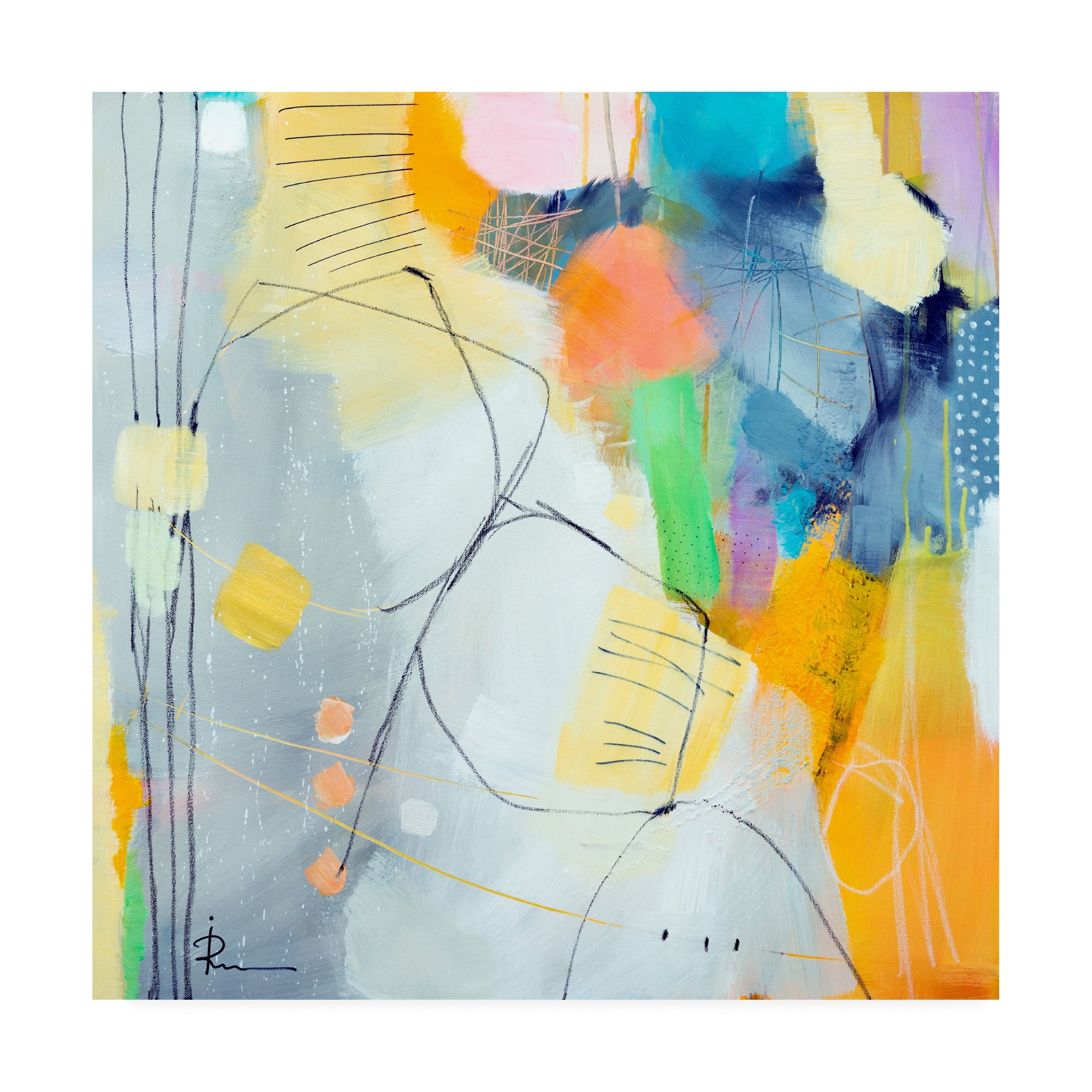 Trademark Fine Art 'Ira Ivanov Paint Expression Study 22' Canvas Art by Ira Ivanov