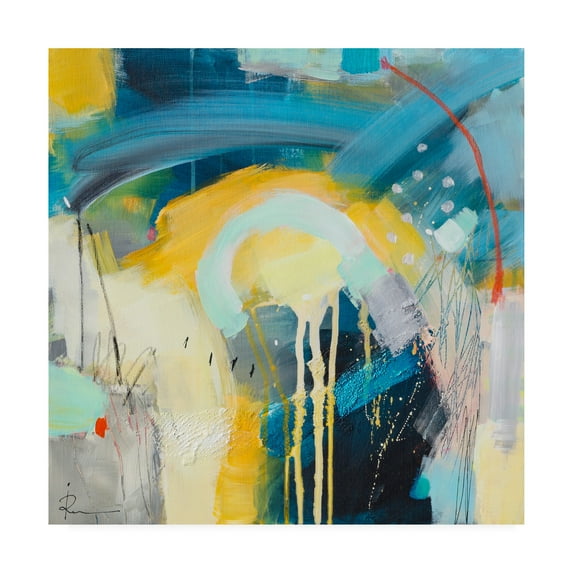 Trademark Fine Art 'Ira Ivanov Paint Expression Study 4' Canvas Art by Ira Ivanov