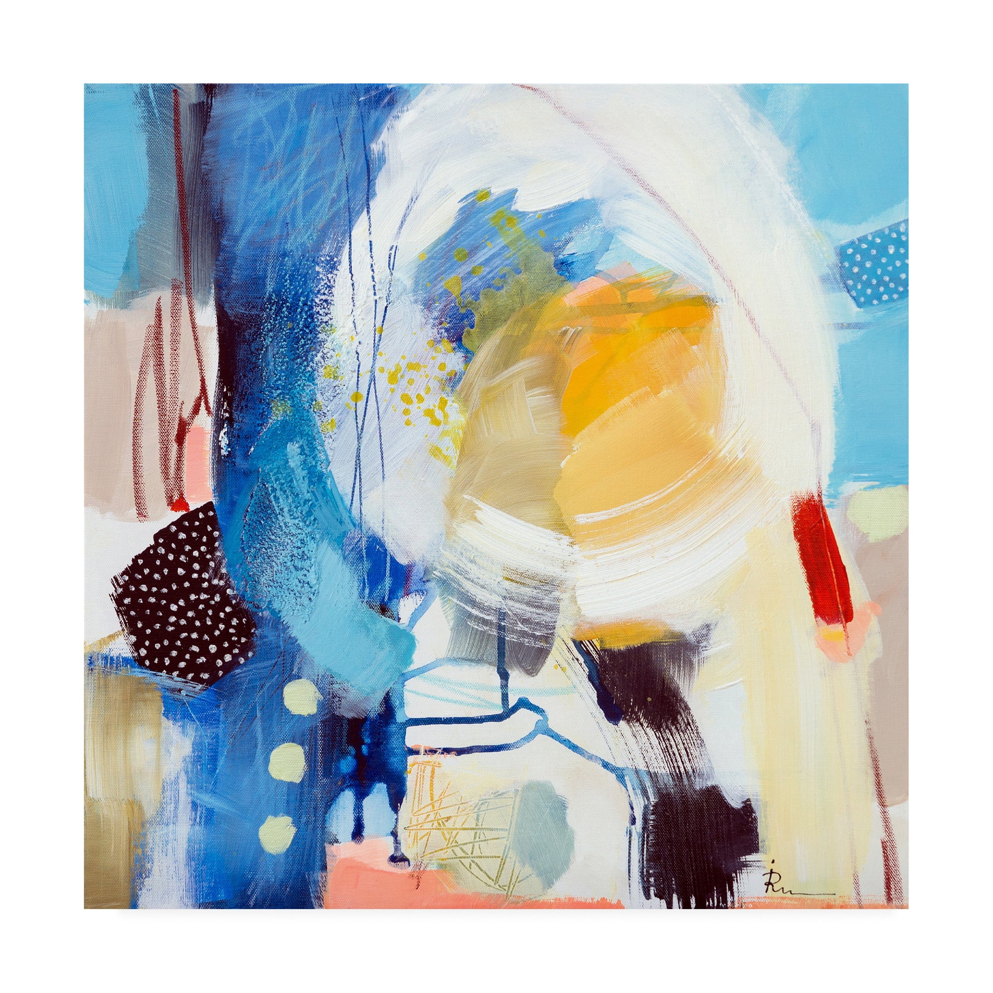 Trademark Fine Art 'Ira Ivanov Paint Expression Study 7' Canvas Art by Ira Ivanov