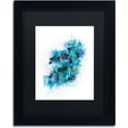 thumbnail image 1 of Trademark Fine Art "Ireland Map Paint Splashes" Canvas Art by Michael Tompsett, Black Matte, Black Frame, 1 of 1