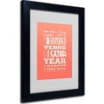 thumbnail image 1 of Trademark Fine Art "Irish Proverb II" Matted Framed Art by Megan Romo, Black Frame, 1 of 3