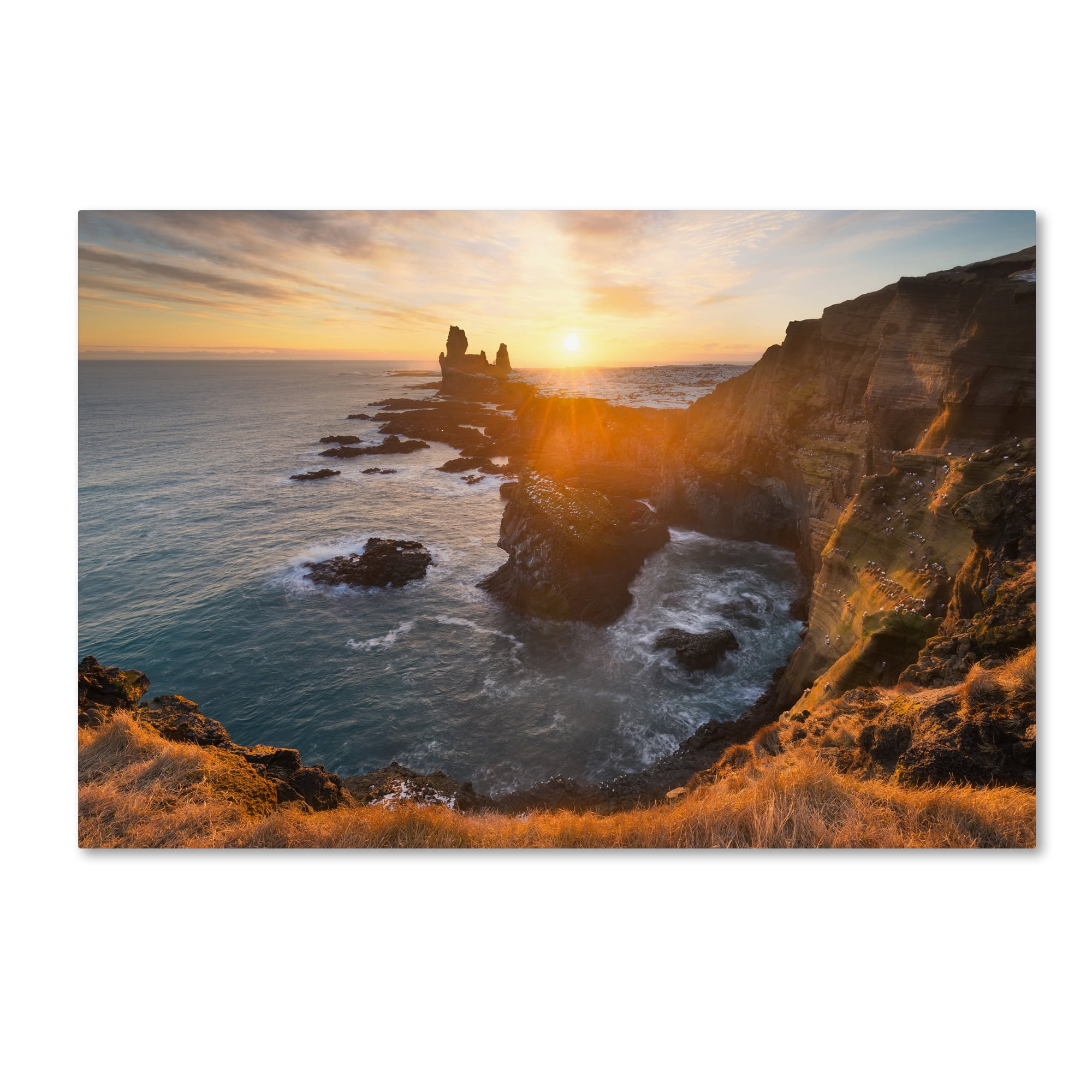 Trademark Fine Art 'Iron Islands' Canvas Art by Mathieu Rivrin