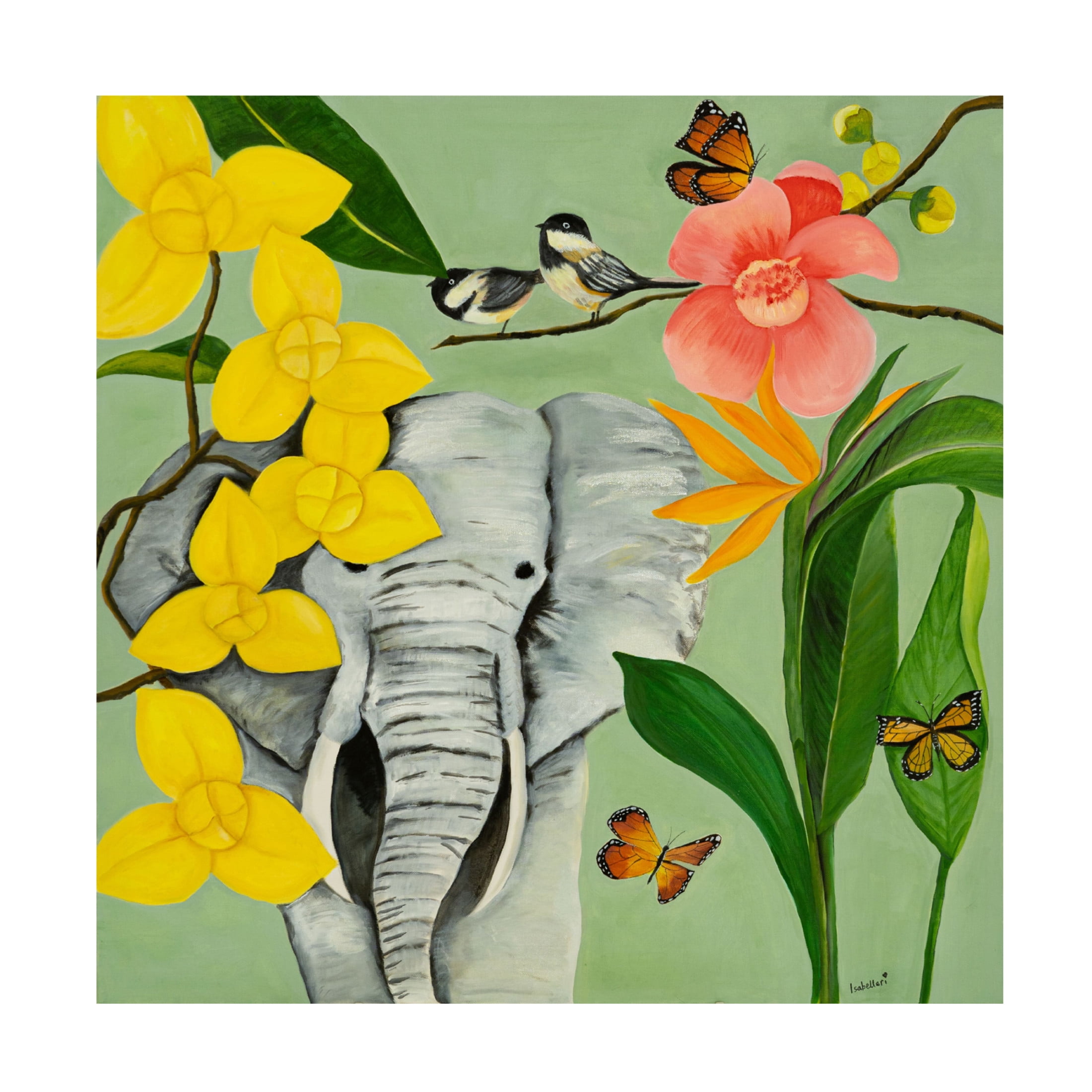 Trademark Fine Art Isabelle Ri  Gentle Giant Canvas Wall Art