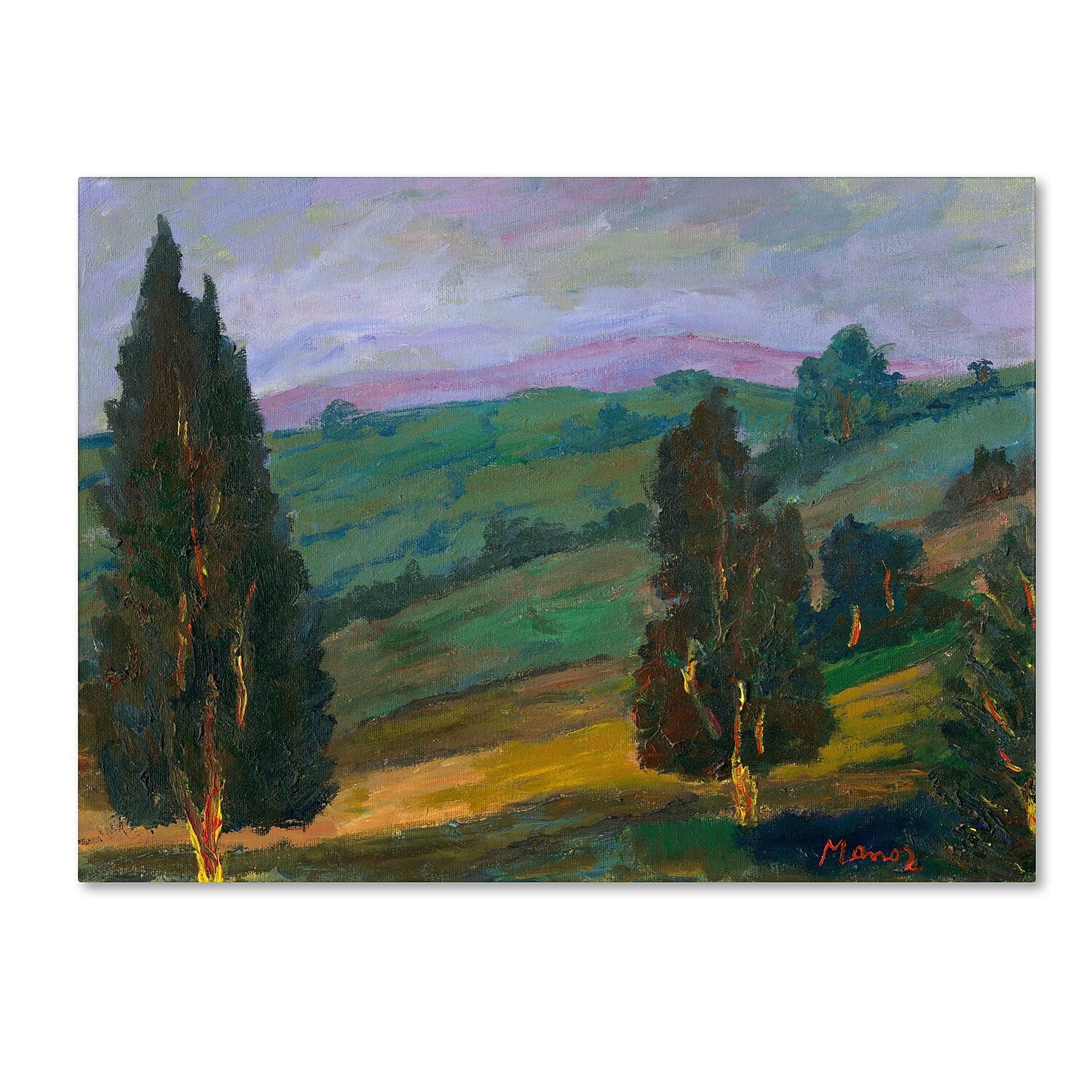 Trademark Fine Art "Island Bay" Canvas Art by Manor Shadian