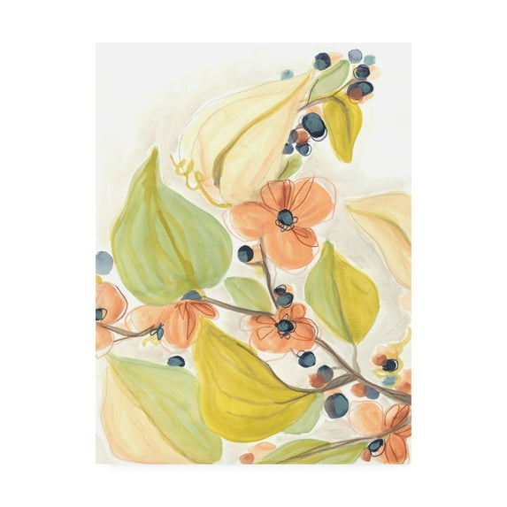 Trademark Fine Art 'Island Branch I' Canvas Art by June Erica Vess