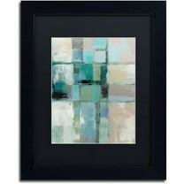 Trademark Fine Art "Island Hues Crop II" Canvas Art by Silvia Vassileva, Black Matte, Black Frame