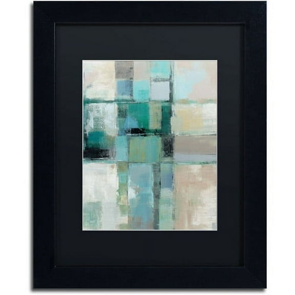Trademark Fine Art "Island Hues Crop II" Canvas Art by Silvia Vassileva, Black Matte, Black Frame