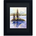 thumbnail image 1 of Trademark Fine Art "Island Light" Canvas Art by Wendra, Black Matte, Black Frame, 1 of 4