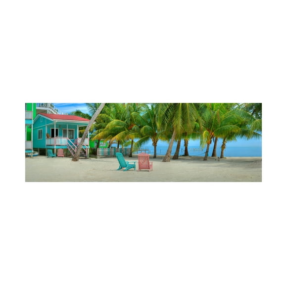 Trademark Fine Art Doug Cavanah Island Time Canvas Wall Art - 16x47