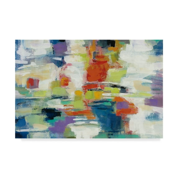 Trademark Fine Art 'Island Town' Canvas Art by Silvia Vassileva