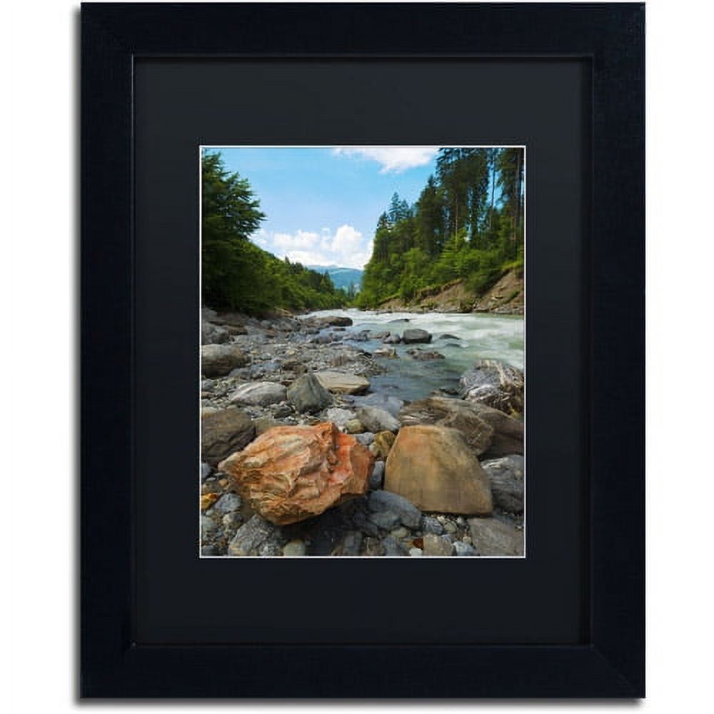 Trademark Fine Art "Isolated" Canvas Art by Philippe Sainte-Laudy, Black Matte, Black Frame