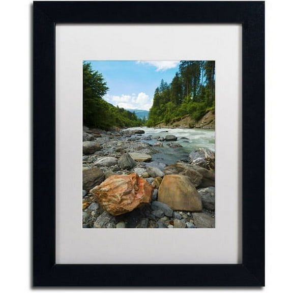 Trademark Fine Art "Isolated" Canvas Art by Philippe Sainte-Laudy, White Matte, Black Frame