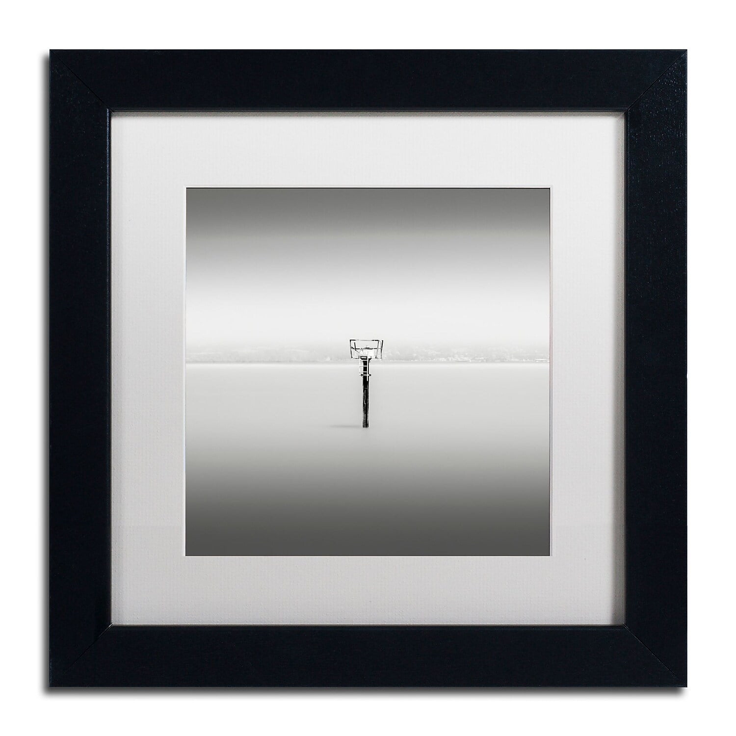 Trademark Fine Art "Isolation" Canvas Art by Dave MacVicar, White Matte, Black Frame