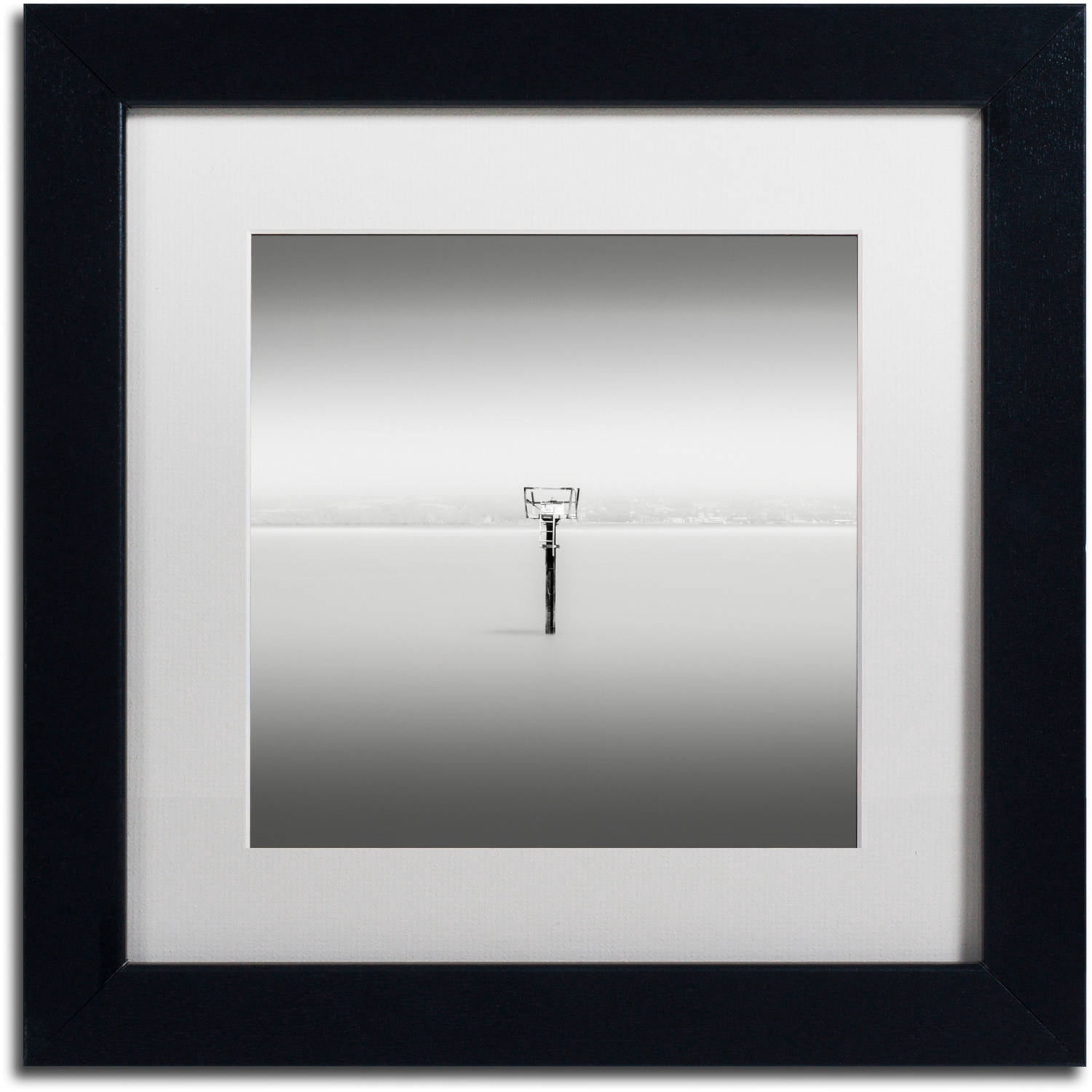 Trademark Fine Art "Isolation" Canvas Art by Dave MacVicar, White Matte, Black Frame