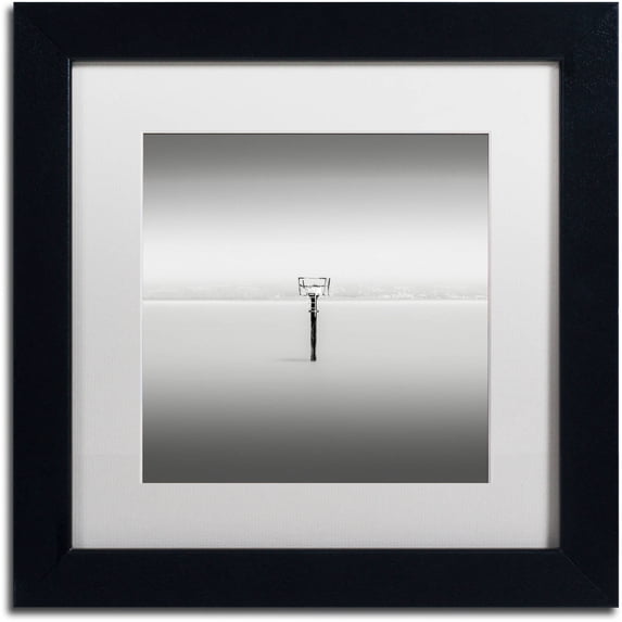 Trademark Fine Art "Isolation" Canvas Art by Dave MacVicar, White Matte, Black Frame