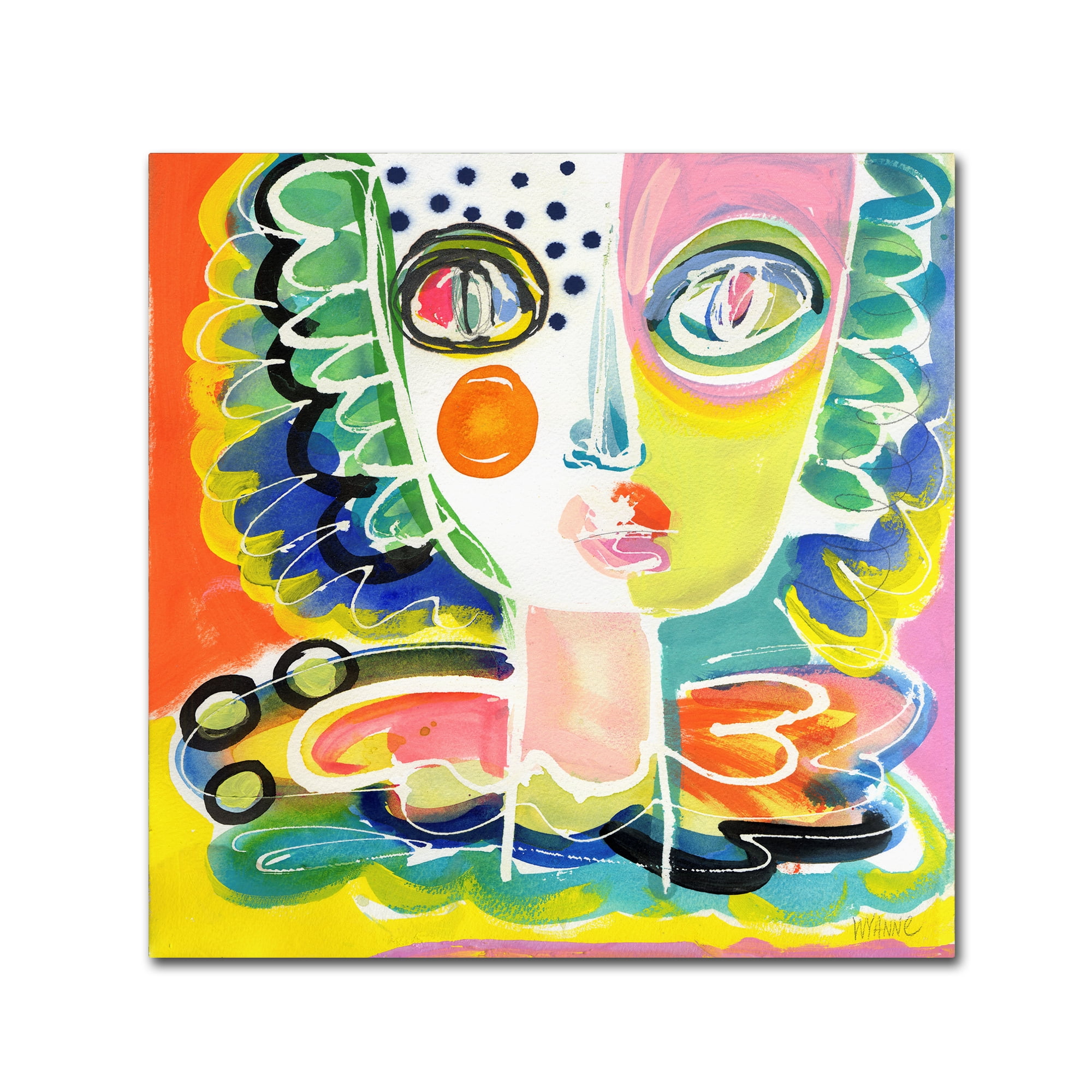 Trademark Fine Art 'It Was A Free Makeover' Canvas Art by Wyanne