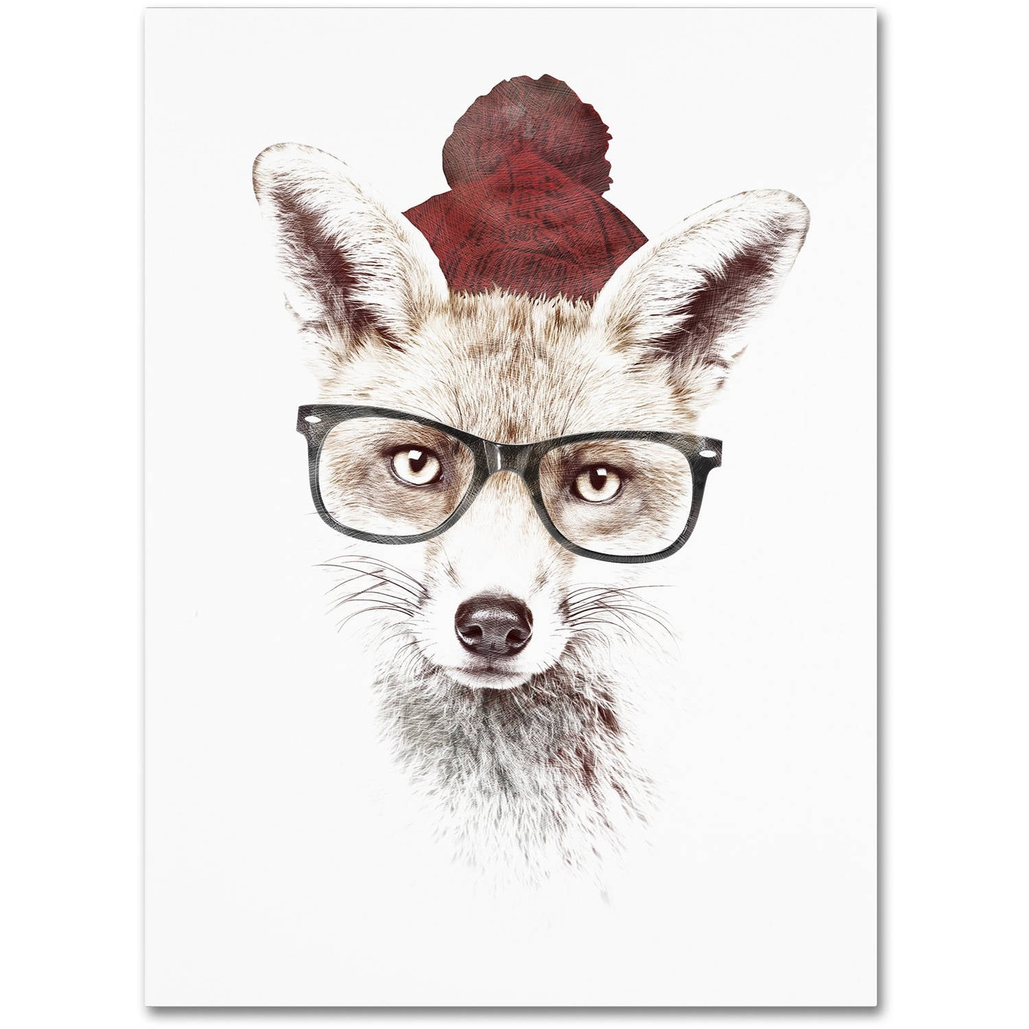 Trademark Fine Art 'It's Pretty Cold Outside' Canvas Art by Robert Farkas