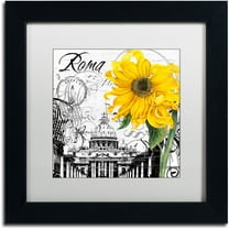 Trademark Fine Art "Italia II" Canvas Art by Color Bakery White Matte, Black Frame