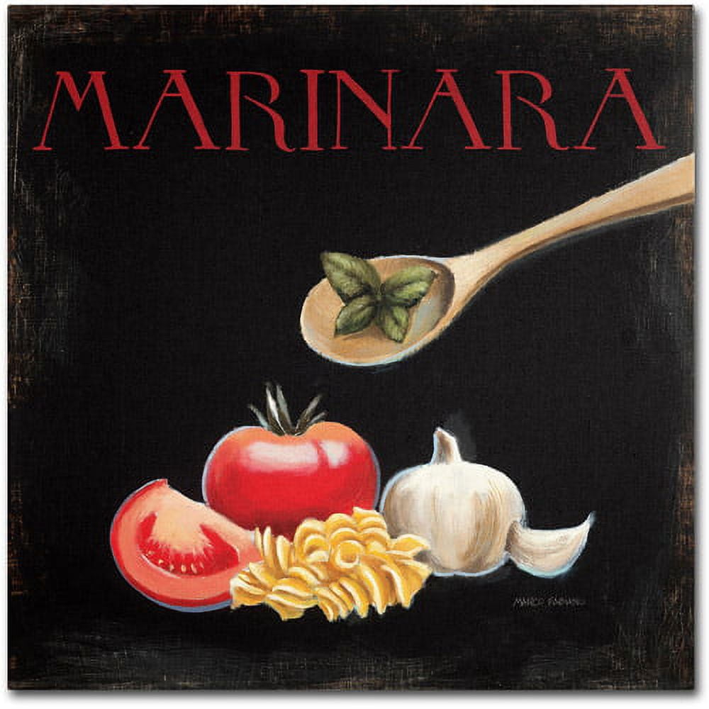 Trademark Fine Art "Italian Cuisine IV" Canvas Art by Marco Fabiano