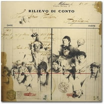 Trademark Fine Art 'Italian Invoice' Canvas Art by Nick Bantock