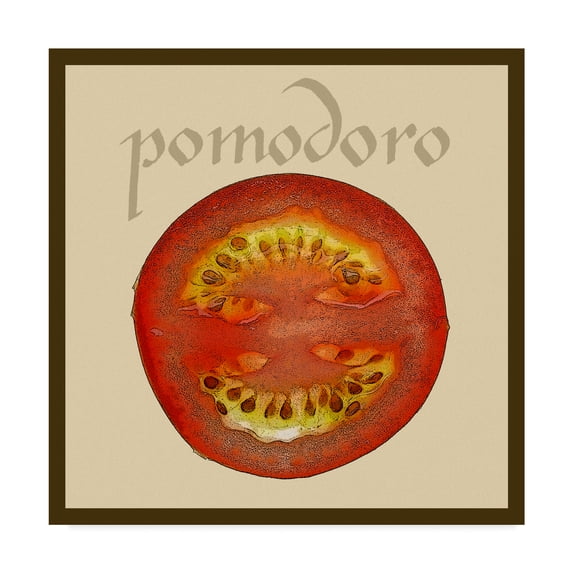 Trademark Fine Art 'Italian Vegetable II' Canvas Art by Vision Studio