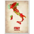 thumbnail image 1 of Trademark Fine Art "Italy Watercolor Map" Canvas Art by Naxart, 1 of 3