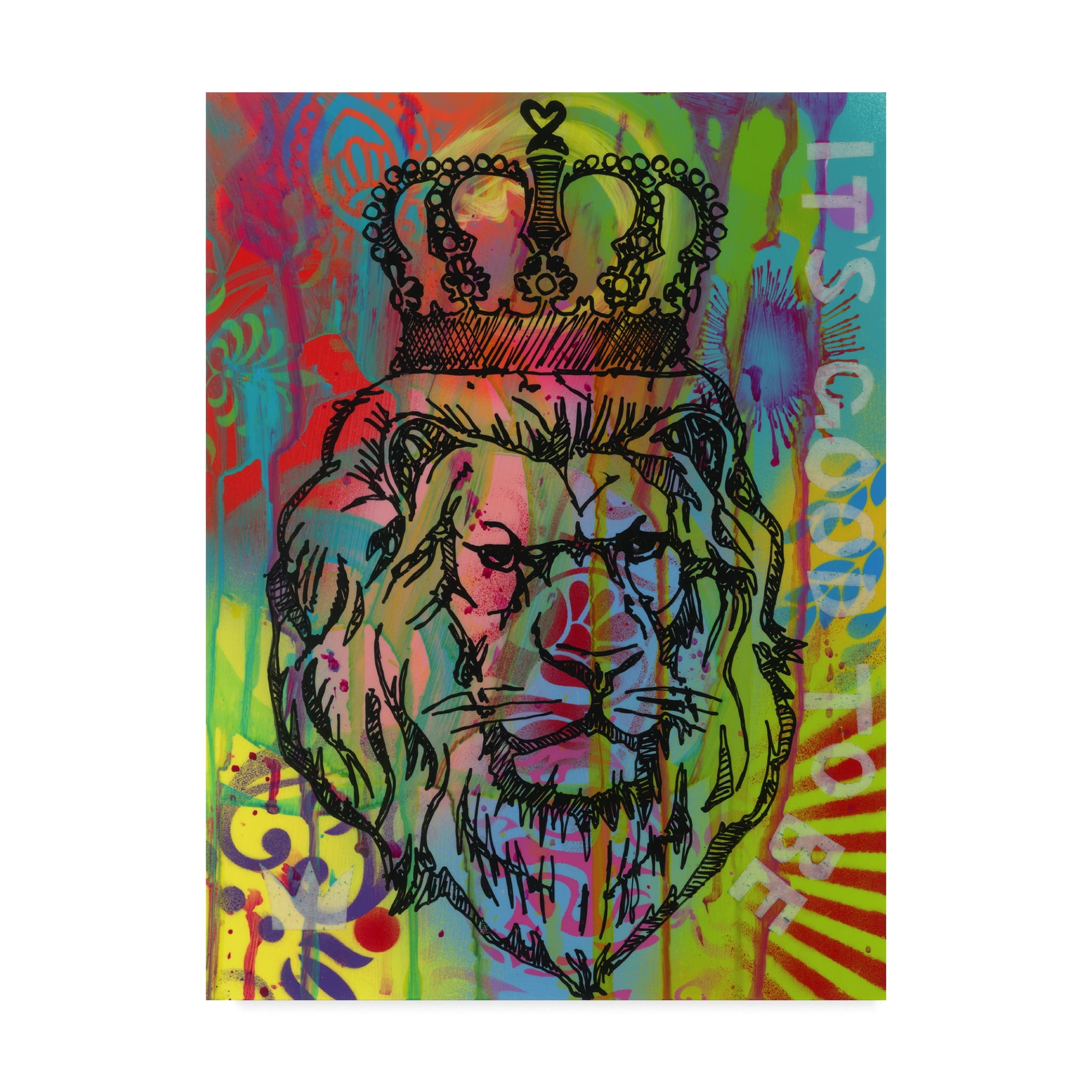 Trademark Fine Art 'Its good to be the king' Canvas Art by Dean Russo